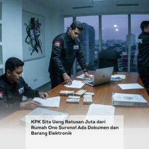KPK Sita Uang Ratusan Juta dari Rumah Ono Surono! Ada Dokumen dan Barang Elektronik