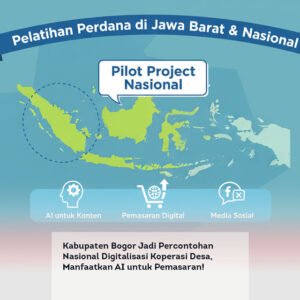 Kabupaten Bogor Jadi Percontohan Nasional Digitalisasi Koperasi Desa, Manfaatkan AI untuk Pemasaran!