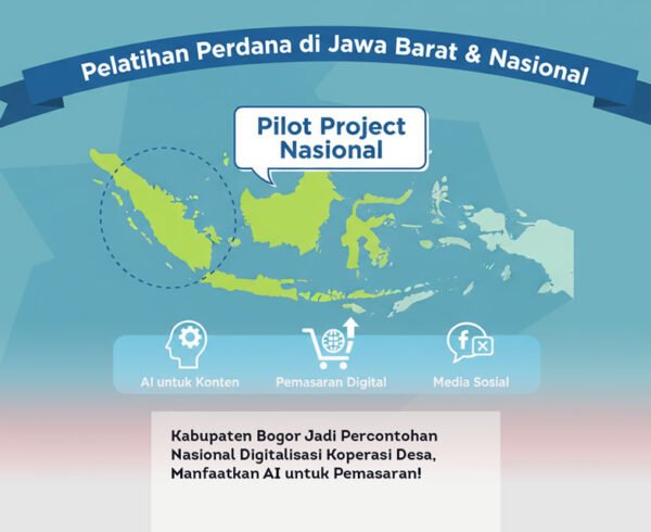 Kabupaten Bogor Jadi Percontohan Nasional Digitalisasi Koperasi Desa, Manfaatkan AI untuk Pemasaran! locusonline featured image Apr 2026