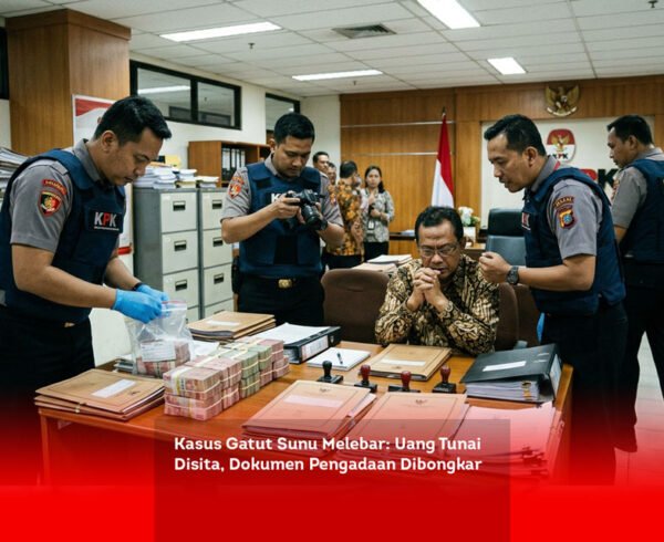 Kasus Gatut Sunu Melebar, Uang Tunai Disita, Dokumen Pengadaan Dibongkar locusonline featured image Apr 2026