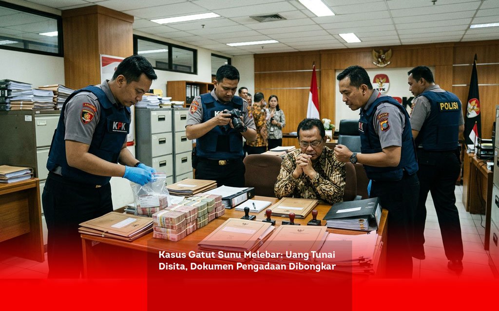 Kasus Gatut Sunu Melebar, Uang Tunai Disita, Dokumen Pengadaan Dibongkar locusonline featured image Apr 2026