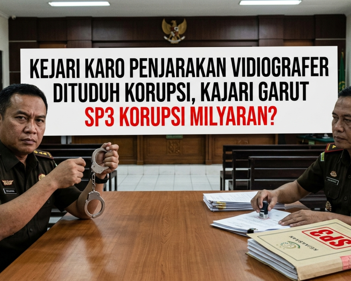 Kejari Karo Penjarakan Vidiografer Dituduh Korupsi, Kajari Garut SP3 Korupsi Ratusan Milyaran?