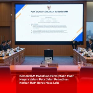 KemenHAM Masukkan Permintaan Maaf Negara dalam Peta Jalan Pemulihan Korban HAM Berat Masa Lalu