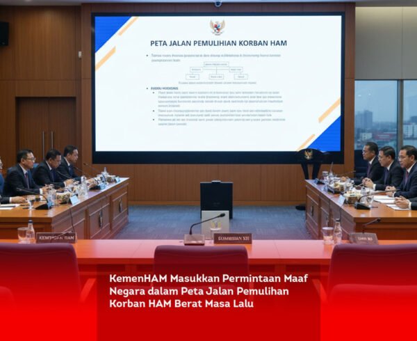KemenHAM Masukkan Permintaan Maaf Negara dalam Peta Jalan Pemulihan Korban HAM Berat Masa Lalu locusonline featured image Apr 2026