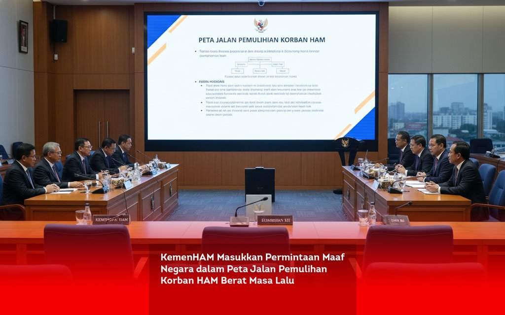 KemenHAM Masukkan Permintaan Maaf Negara dalam Peta Jalan Pemulihan Korban HAM Berat Masa Lalu locusonline featured image Apr 2026