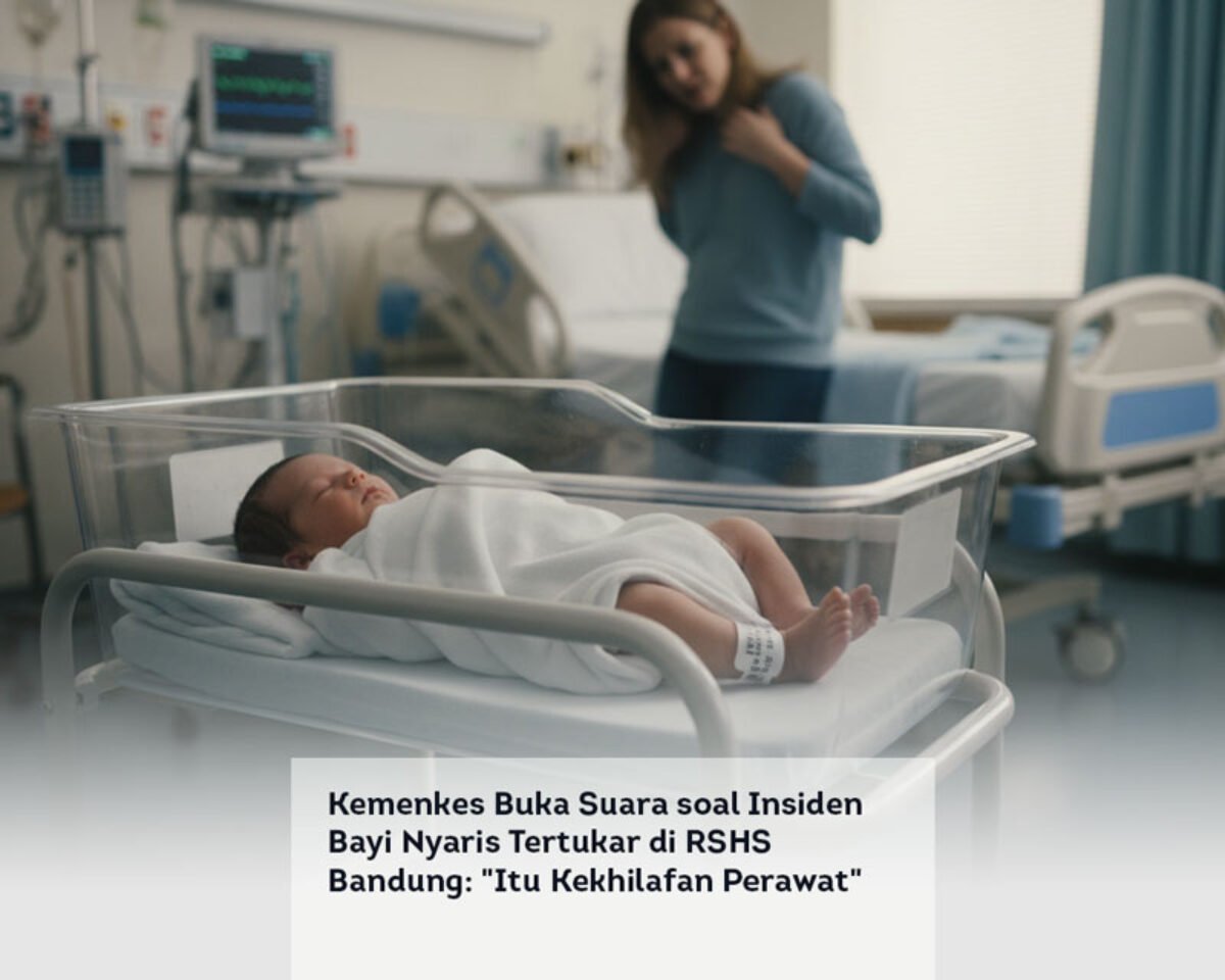Kemenkes Buka Suara soal Insiden Bayi Nyaris Tertukar di RSHS Bandung: “Itu Kekhilafan Perawat”
