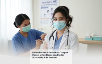 Kemenkes Gelar Imunisasi Campak Massal untuk Nakes dan Dokter Internship di 14 Provinsi locusonline featured image Apr 2026