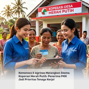 Kemensos & Agrinas Matangkan Skema Koperasi Merah Putih: Penerima PKH Jadi Prioritas Tenaga Kerja!