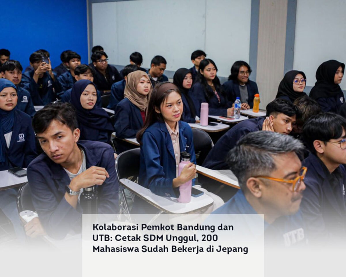 Kolaborasi Pemkot Bandung dan UTB: Cetak SDM Unggul, 200 Mahasiswa Sudah Bekerja di Jepang