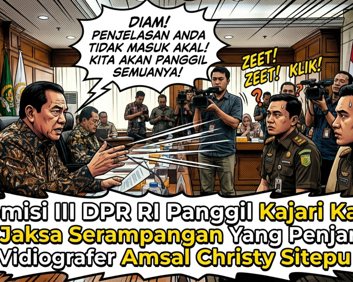 Komisi III DPR RI Panggil Kajari Karo Dan Oknum Jaksa Serampangan Yang Penjarakan Vidiografer Amsal Christy Sitepu