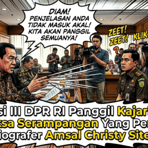 Komisi III DPR RI Panggil Kajari Karo Dan Oknum Jaksa Serampangan Yang Penjarakan Vidiografer Amsal Christy Sitepu