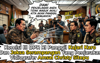 Komisi III DPR RI Panggil Kajari Karo Dan Jaksa Serampangan Yang Penjarakan Vidiografer Amsal Christy Sitepu