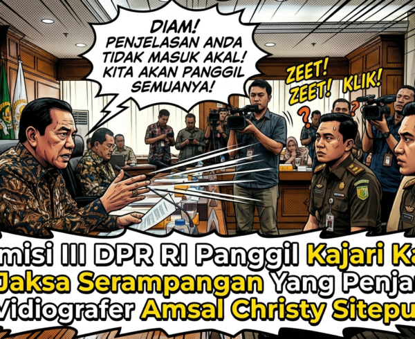 Komisi III DPR RI Panggil Kajari Karo Dan Jaksa Serampangan Yang Penjarakan Vidiografer Amsal Christy Sitepu