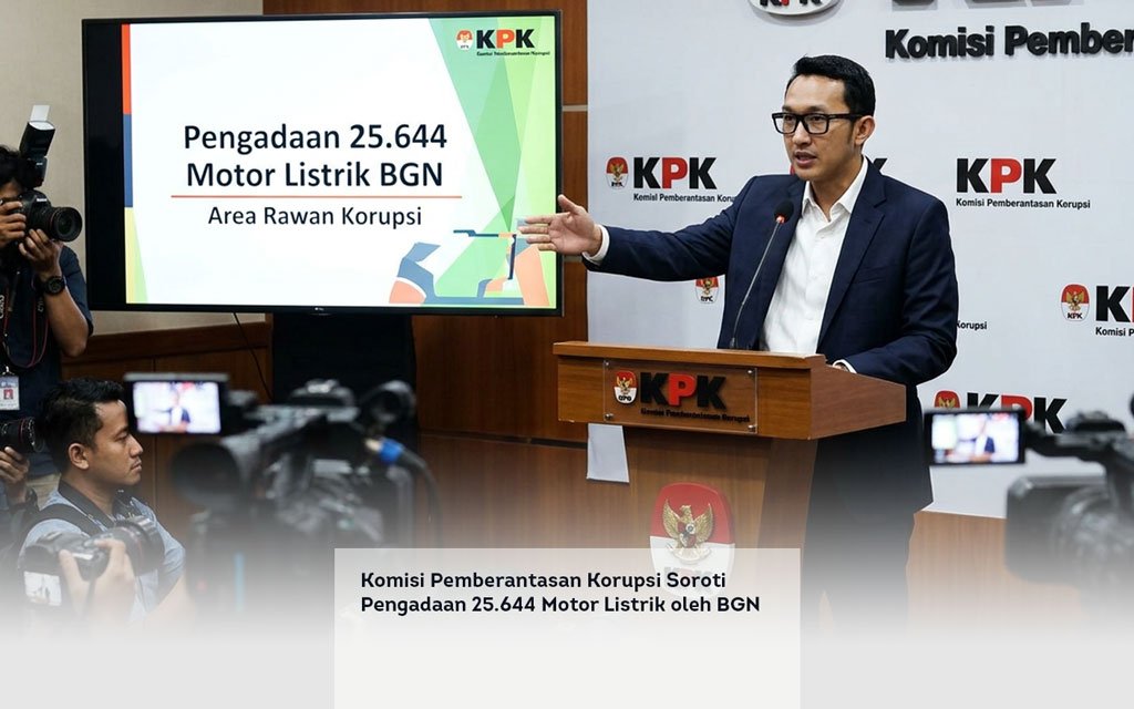 Komisi Pemberantasan Korupsi Soroti Pengadaan 25.644 Motor Listrik oleh BGN locusonline featured image Apr 2026