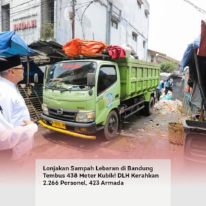 Lonjakan Sampah Lebaran di Bandung Tembus 438 Meter Kubik! DLH Kerahkan 2.266 Personel, 423 Armada