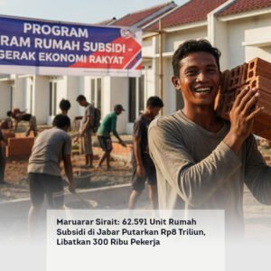 Maruarar Sirait: 62.591 Unit Rumah Subsidi di Jabar Putarkan Rp8 Triliun, Libatkan 300 Ribu Pekerja