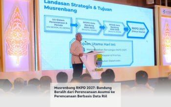 Musrenbang RKPD 2027: Bandung Beralih dari Perencanaan Asumsi ke Perencanaan Berbasis Data Riil