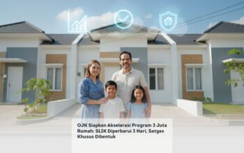 OJK Siapkan Akselerasi Program 3 Juta Rumah: SLIK Diperbarui 3 Hari, Satgas Khusus Dibentuk