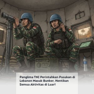 Panglima TNI Perintahkan Pasukan di Lebanon Masuk Bunker, Hentikan Semua Aktivitas di Luar!