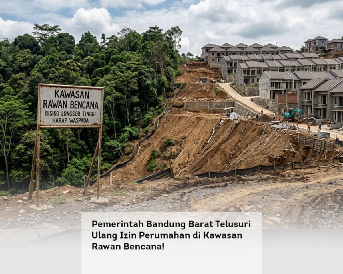 Pemerintah Bandung Barat Telusuri Ulang Izin Perumahan di Kawasan Rawan Bencana!