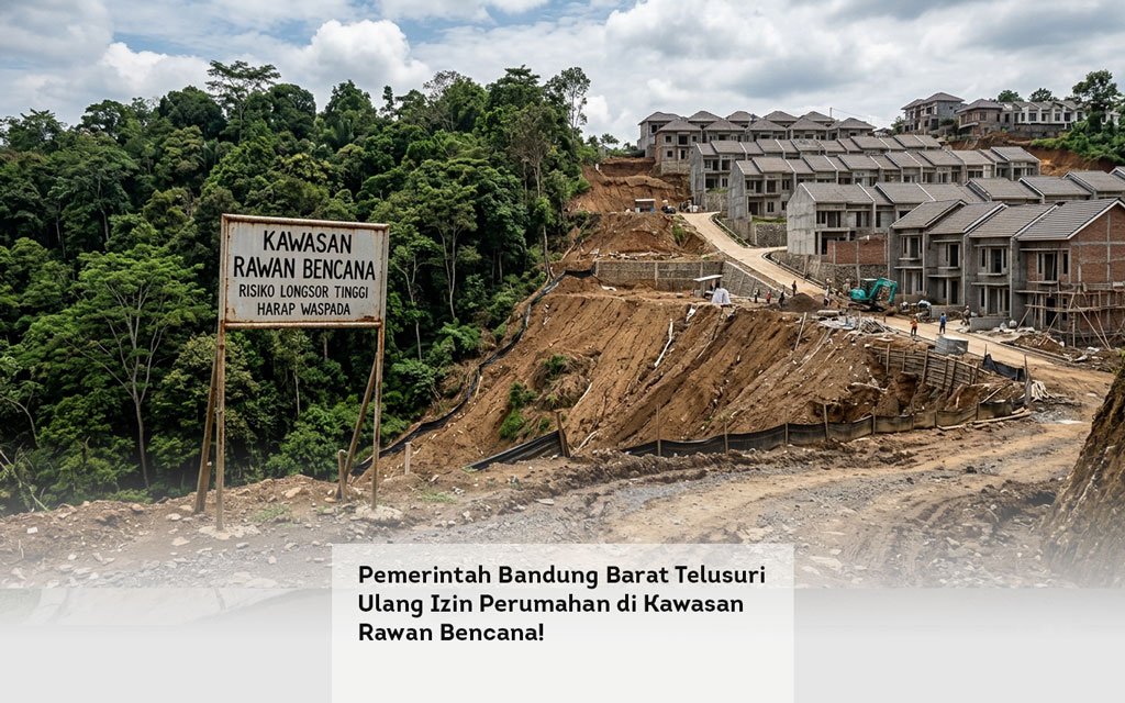 Pemerintah Bandung Barat Telusuri Ulang Izin Perumahan di Kawasan Rawan Bencana! locusonline featured image Apr 2026