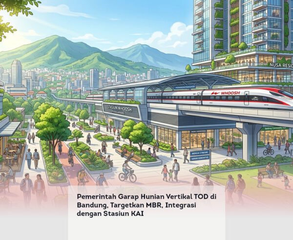 Pemerintah Garap Hunian Vertikal TOD di Bandung, Targetkan MBR, Integrasi dengan Stasiun KAI locusonline featured image Apr 2026