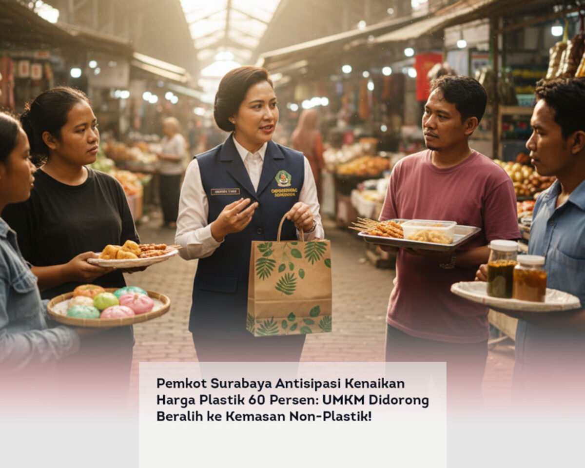 Pemkot Surabaya Antisipasi Kenaikan Harga Plastik 60 Persen: UMKM Didorong Beralih ke Kemasan Non-Plastik!
