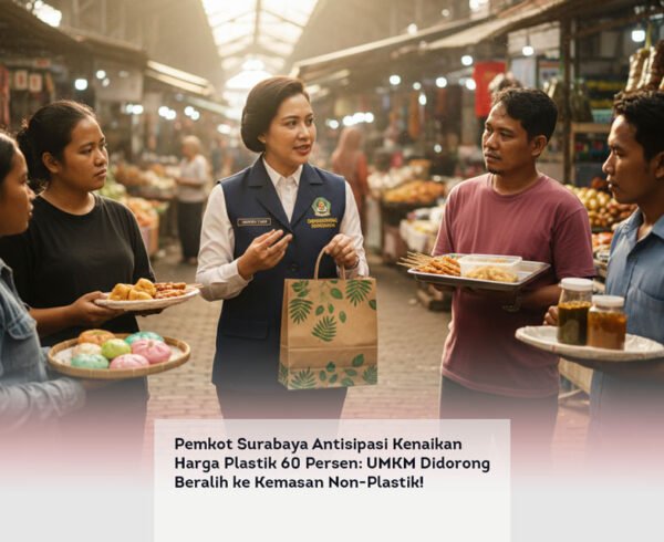 Pemkot Surabaya Antisipasi Kenaikan Harga Plastik 60 Persen: UMKM Didorong Beralih ke Kemasan Non-Plastik!