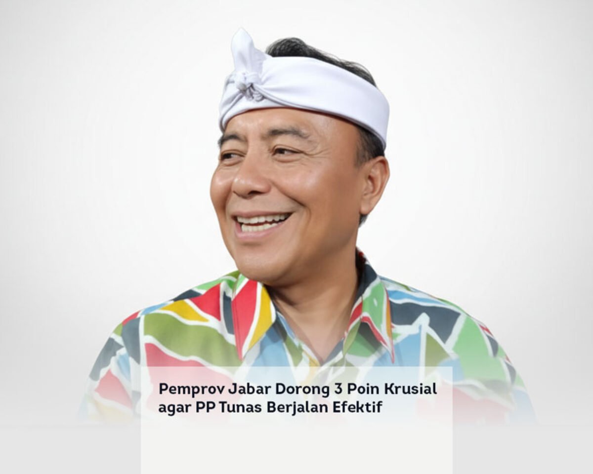 Pemprov Jabar Dorong 3 Poin Krusial agar PP Tunas Berjalan Efektif