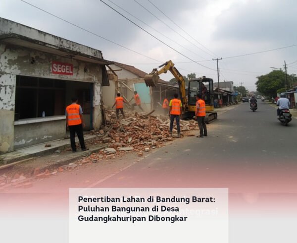 Penertiban Lahan di Bandung Barat, Puluhan Bangunan di Desa Gudangkahuripan Dibongkar locusonline featured image Apr 2026