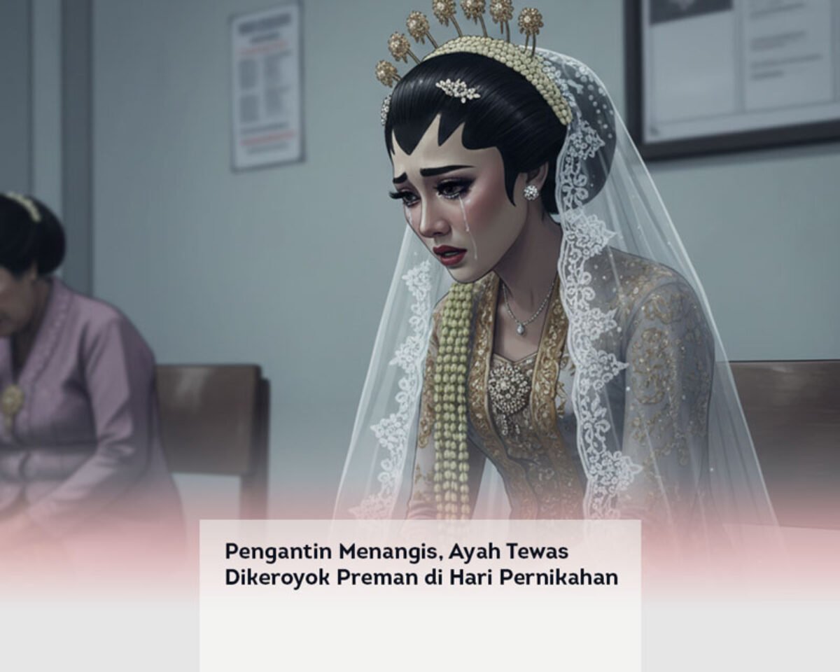 Pengantin Menangis, Ayah Tewas Dikeroyok Preman di Hari Pernikahan