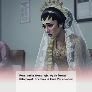 Pengantin Menangis, Ayah Tewas Dikeroyok Preman di Hari Pernikahan