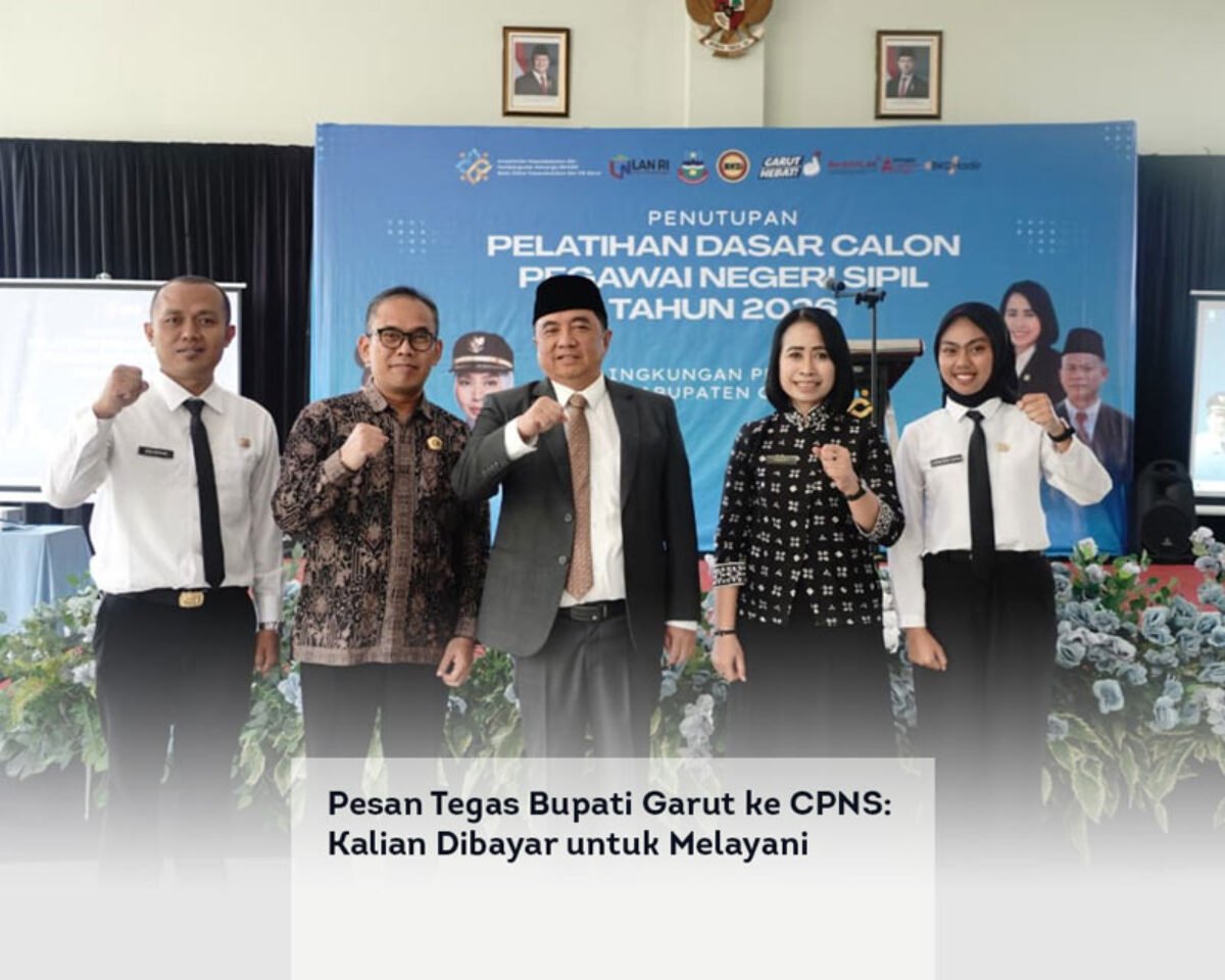 Pesan Tegas Bupati Garut ke CPNS: Kalian Dibayar untuk Melayani