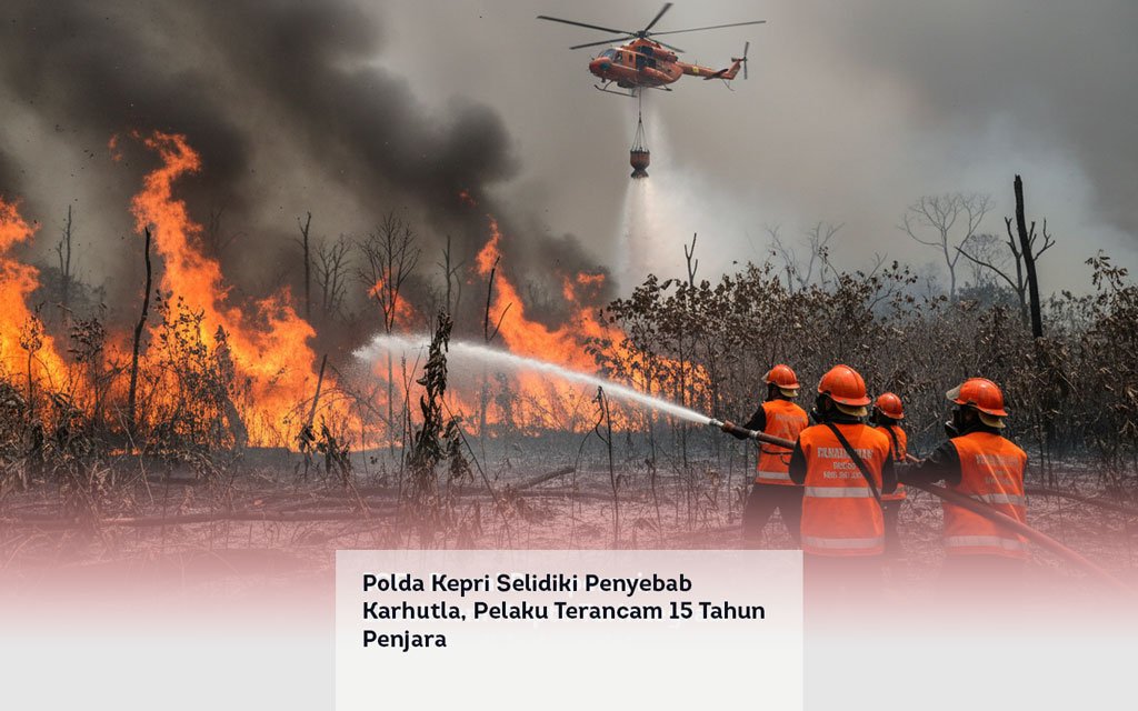 Polda Kepri Selidiki Penyebab Karhutla, Pelaku Terancam 15 Tahun Penjara locusonline featured image Apr 2026