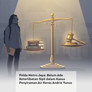 Polda Metro Jaya: Belum Ada Keterlibatan Sipil dalam Kasus Penyiraman Air Keras Andrie Yunus
