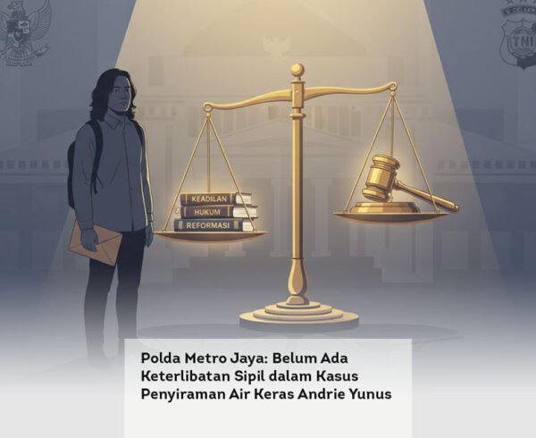 Polda Metro Jaya, Belum Ada Keterlibatan Sipil dalam Kasus Penyiraman Air Keras Andrie Yunus locusonline featured image Apr 2026