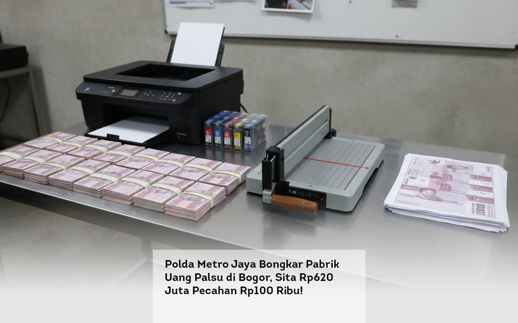 Polda Metro Jaya Bongkar Pabrik Uang Palsu di Bogor, Sita Rp620 Juta Pecahan Rp100 Ribu! locusonline featured image Apr 2026