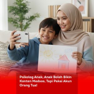 Psikolog Anak, Anak Boleh Bikin Konten Medsos, Tapi Pakai Akun Orang Tua!