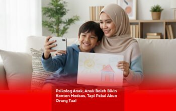 Psikolog Anak, Anak Boleh Bikin Konten Medsos, Tapi Pakai Akun Orang Tua! locusonline featured image Apr 2026