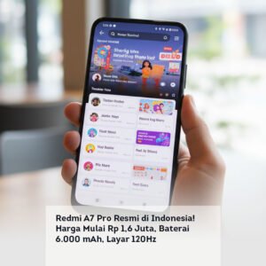Redmi A7 Pro Resmi di Indonesia! Harga Mulai Rp 1,6 Juta, Baterai 6.000 mAh, Layar 120Hz