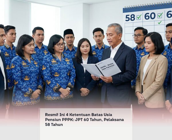 Resmi! Ini 4 Ketentuan Batas Usia Pensiun PPPK, JPT 60 Tahun, Pelaksana 58 Tahun locusonline featured image Apr 2026