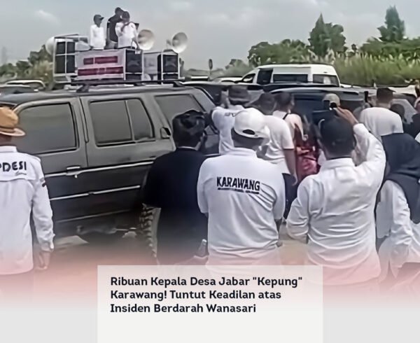 Ribuan Kepala Desa Jabar Kepung Karawang Tuntut Keadilan atas Insiden Berdarah Wanasari locusonline featured image Apr 2026