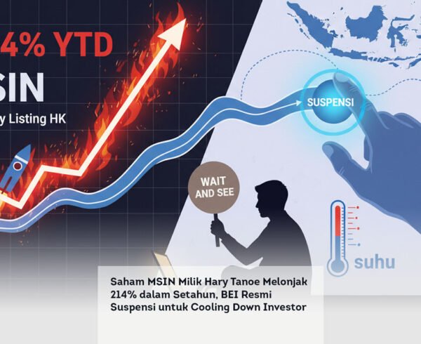 Saham MSIN Milik Hary Tanoe Melonjak 214 persen dalam Setahun, BEI Resmi Suspensi untuk Cooling Down Investor locusonline featured image Apr 2026