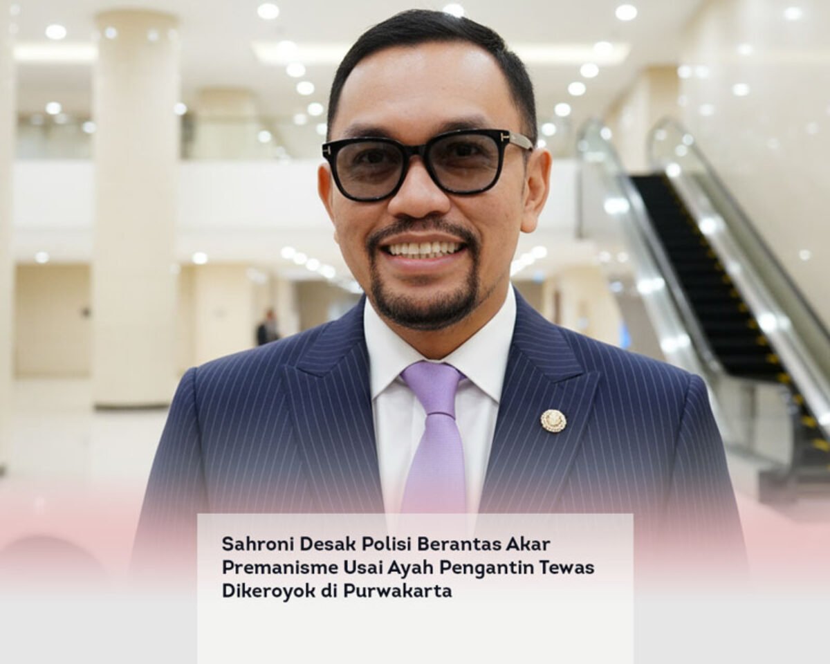 Sahroni Desak Polisi Berantas Akar Premanisme Usai Ayah Pengantin Tewas Dikeroyok di Purwakarta