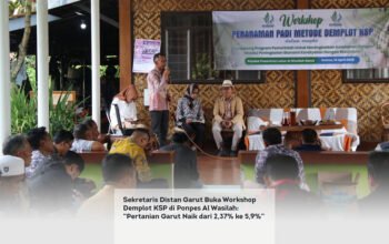 Sekretaris Distan Garut Buka Workshop Demplot KSP di Ponpes Al Wasilah: “Pertanian Garut Naik dari 2,37% ke 5,9%”