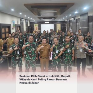 Seskoad Pilih Garut untuk KKL, Bupati: Wilayah Kami Paling Rawan Bencana Kedua di Jabar