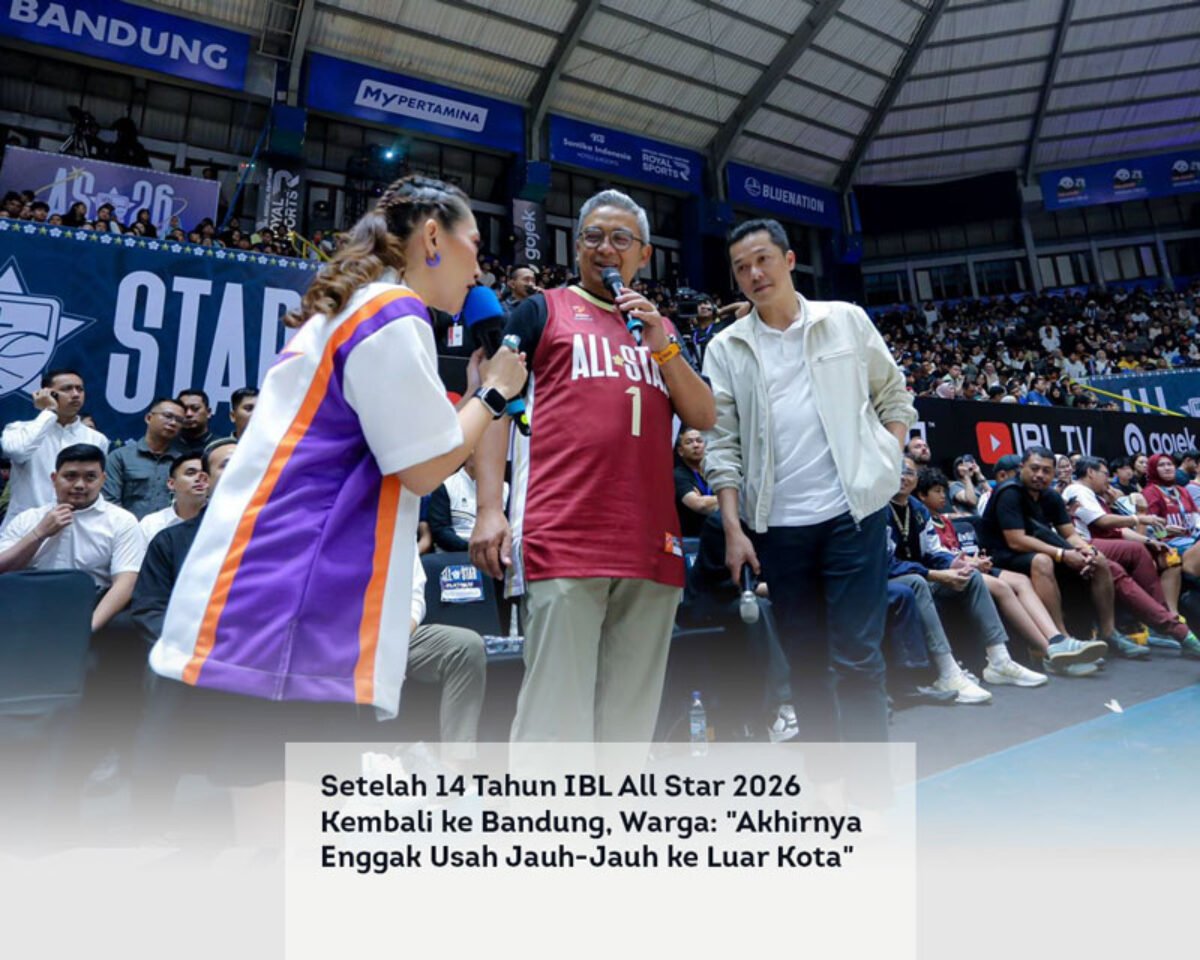 Setelah 14 Tahun IBL All Star 2026 Kembali ke Bandung, Warga: “Akhirnya Enggak Usah Jauh-Jauh ke Luar Kota”