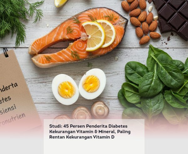 Studi: 45 Persen Penderita Diabetes Kekurangan Vitamin & Mineral, Paling Rentan Kekurangan Vitamin D