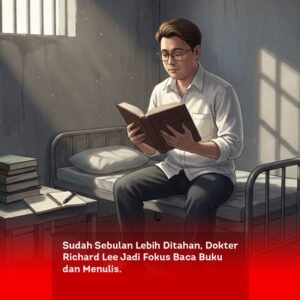 Sudah Sebulan Lebih Ditahan, Dokter Richard Lee Jadi Fokus Baca Buku dan Menulis. locusonline featured image Apr 2026