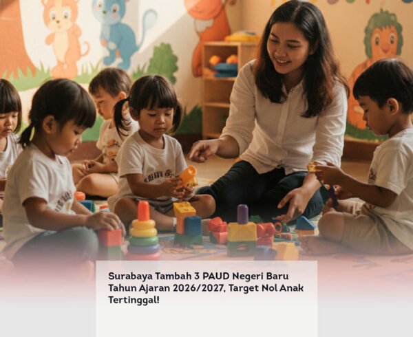 Surabaya Tambah 3 PAUD Negeri Baru Tahun Ajaran 2026/2027, Target Nol Anak Tertinggal!
